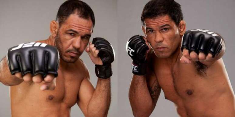 Os irmãos gêmeos Rogério Minotouro e Rodrigo Minotauro lutaram no UFC por quase uma década (FOTO: Reprodução)