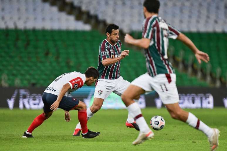 Fluminense apresentou problemas em todos os setores, mas garantiu a vitória (Foto: Staff Images / CONMEBOL)