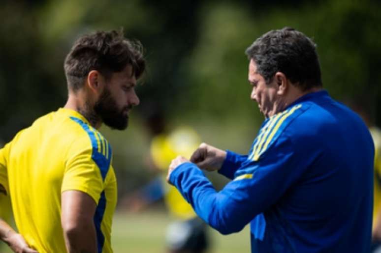 Rafael Sobis deve ser titular com Luxemburgo em seu jogo de estreia pelo Cruzeiro-(Bruno Haddad/Cruzeiro)