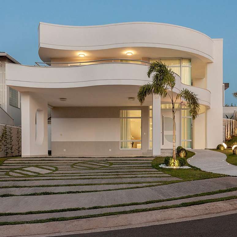 44. Modelos de garagem na entrada de casa moderna &ndash; Foto Deco ideias Ale