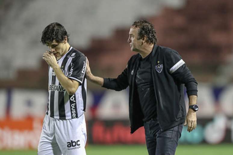 Cuca tentou poupar alguns jogadores diante do Bahia, mas teve de acioná-los nos segundo tempo-(Pedro Souza/Atlético-MG)