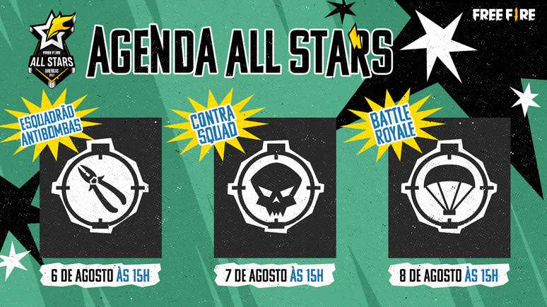 Agenda Free Fire All-Stars 2021