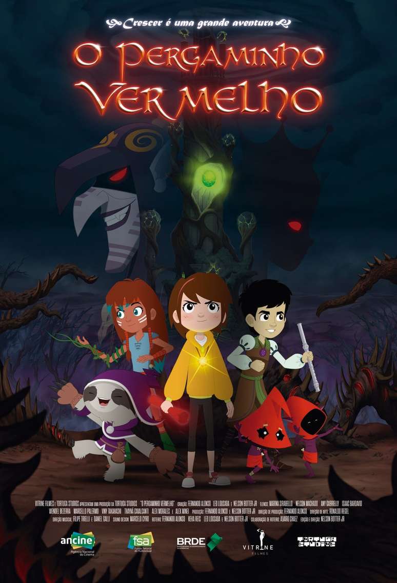 Cartaz oficial de 'O Pergaminho Vermelho'