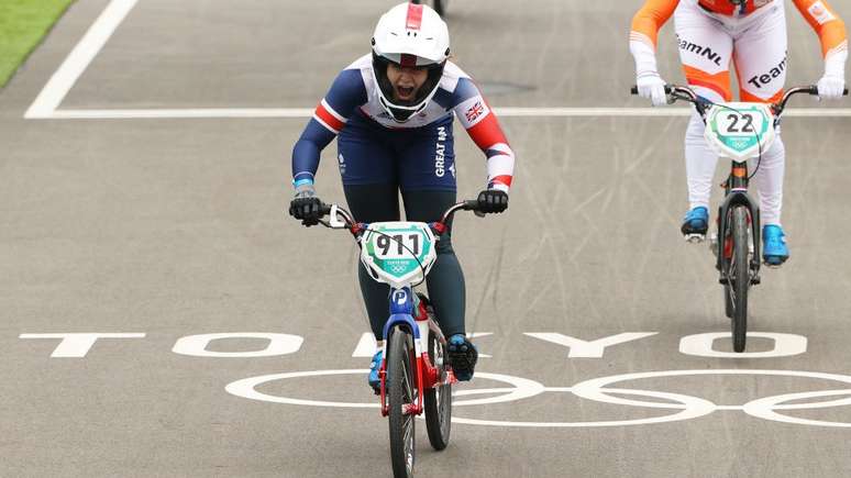 A britânica Bethany Shriever, campeã olímpica de BMX, teve que financiar sua preparação para os Jogos de Tóquio