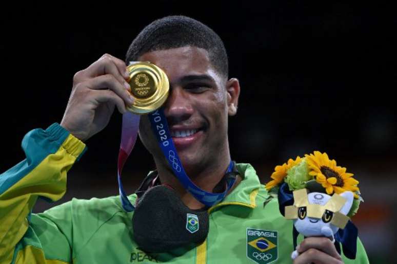 Hebert Conceição é um dos principais nomes do boxe brasileiro na atualidade (AFP)