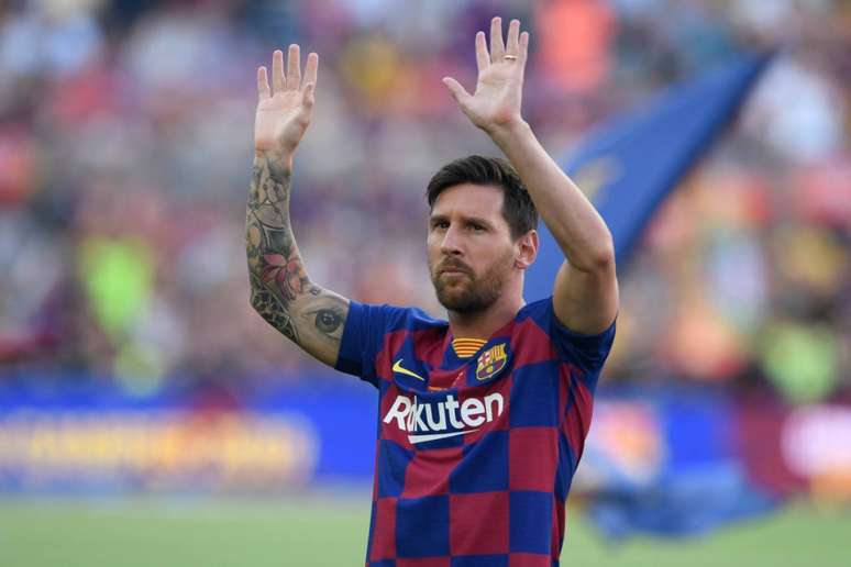 Messi entrou em campo 778 vezes pelo Barcelona, marcou 672 gols e conquistou 34 títulos (Foto: JOSEP LAGO / AFP)