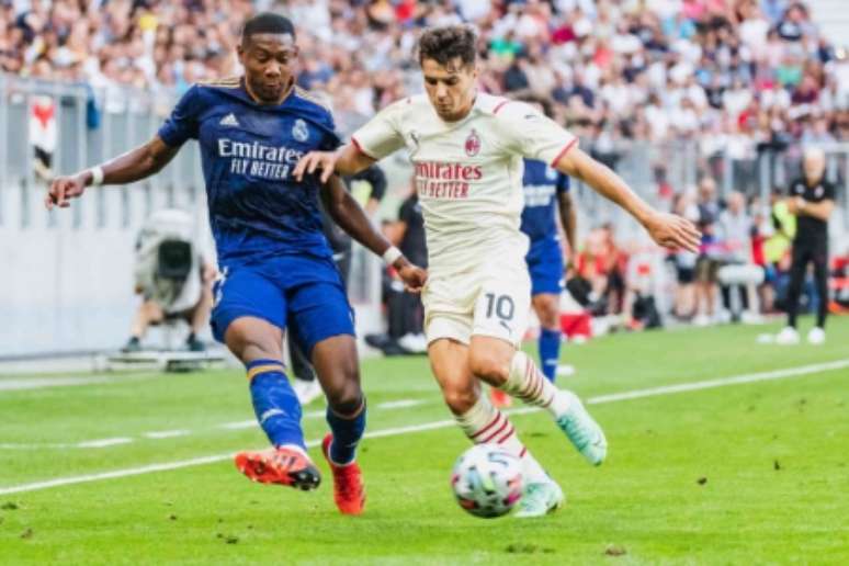 Alaba jogou pela primeira vez com a camisa do Real Madrid (Foto: AFP)