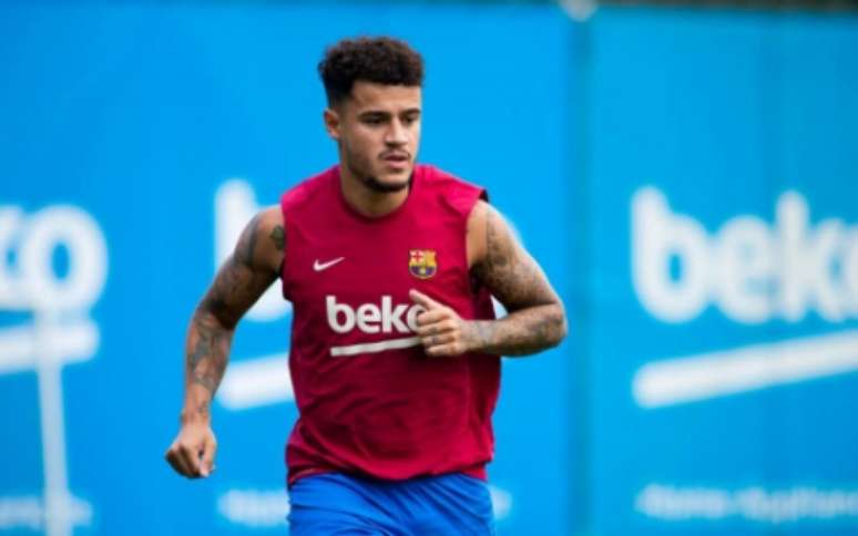 Coutinho não jogou pelo Barça em 2021 (Foto: Sara Gordon/Barcelona)