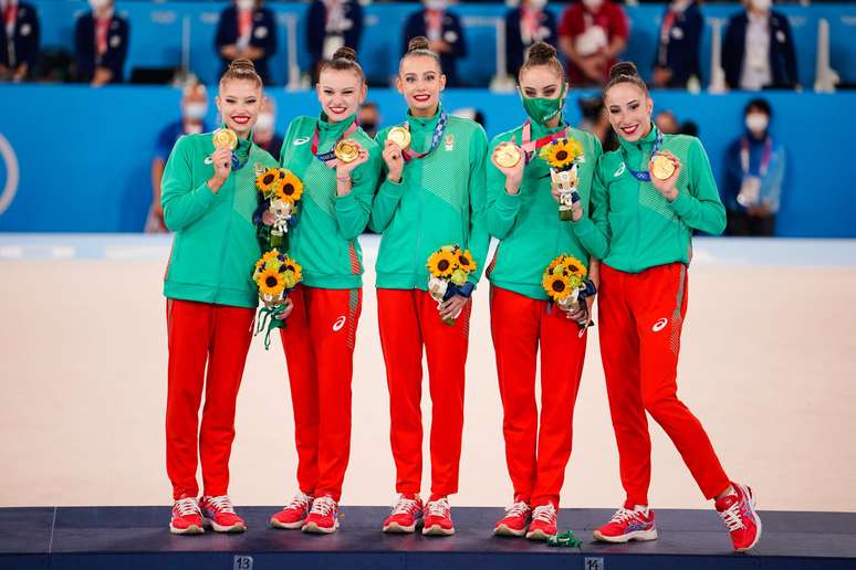 Gin&aacute;stica R&iacute;tmica: Bulg&aacute;ria encerra dom&iacute;nio russo e &eacute; ouro