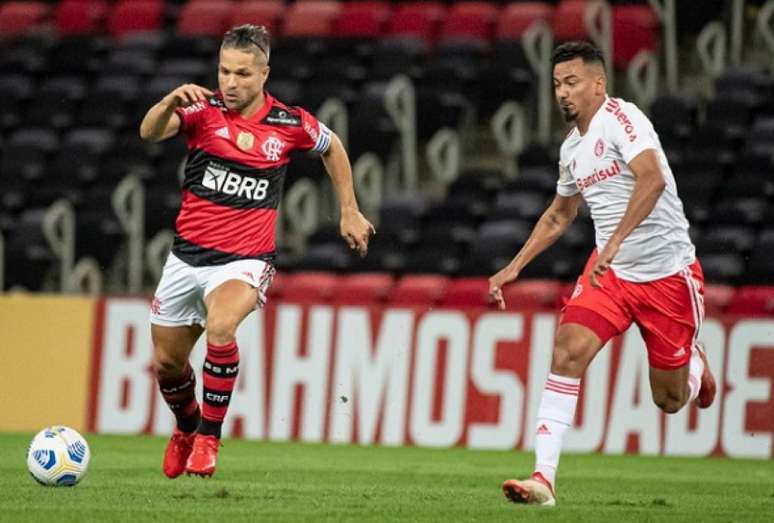 Diego é uma das baixas do Flamengo para a próxima partida do Brasileirão (Foto: Alexandre Vidal / Flamengo)