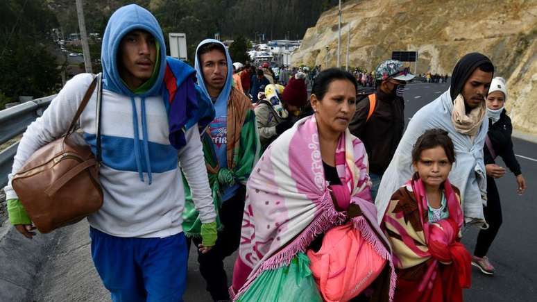 Venezuela vive a maior crise de crise recente de migração da história da América Latina