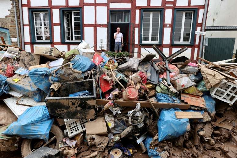 Destruição provocada por temporal na Alemanha
19/07/2021
REUTERS/Wolfgang Rattay/