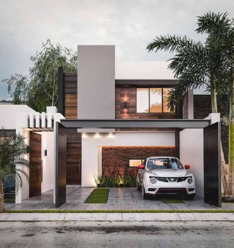 45. Cer&acirc;mica para garagem externa &ndash; Foto Behance