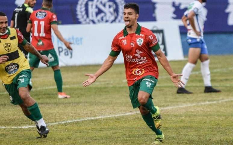 Miguel Augusto estreou com gol pela Portuguesa (Foto: Divulgação)