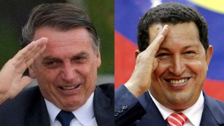 Tanto Bolsonaro quanto Chávez fizeram carreira militar e tiveram problemas disciplinares que os levaram a deixar as Forças Armadas