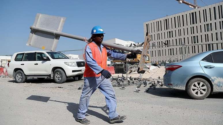 Reclamações sobre as condições de trabalho no Qatar vêm ganhando destaque desde que foi confirmado que o país sediaria a Copa de 2022