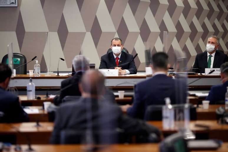 Senadores prticipam de reunião da CPI da Covid em junho
10/06/2021
REUTERS/Adriano Machado