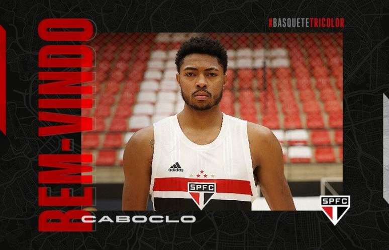 Bruno Caboclo acertou com o São Paulo por duas temporadas (Foto: Divulgação/São Paulo)