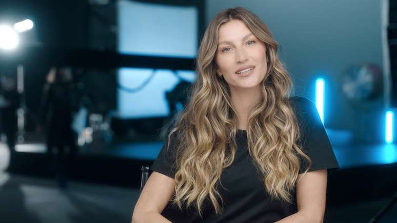 A modelo Gisele Bündchen em campanha do C6 Bank. 