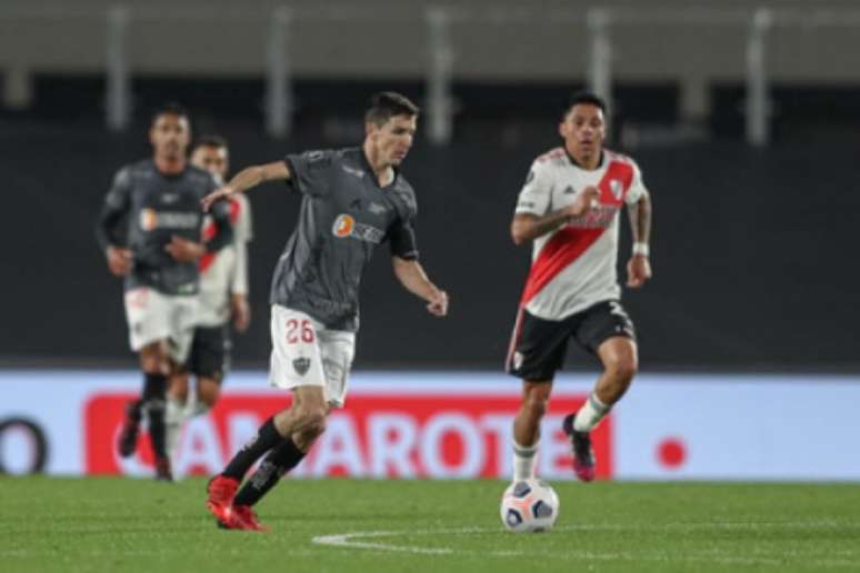 Cuca lamentou a perda do "cérebro" do Galo, Nacho, para o jogo de volta contra o River-(Pedro Souza/Atlético-MG)
