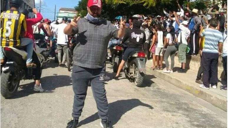 Edelmer nos protestos de 11 de julho