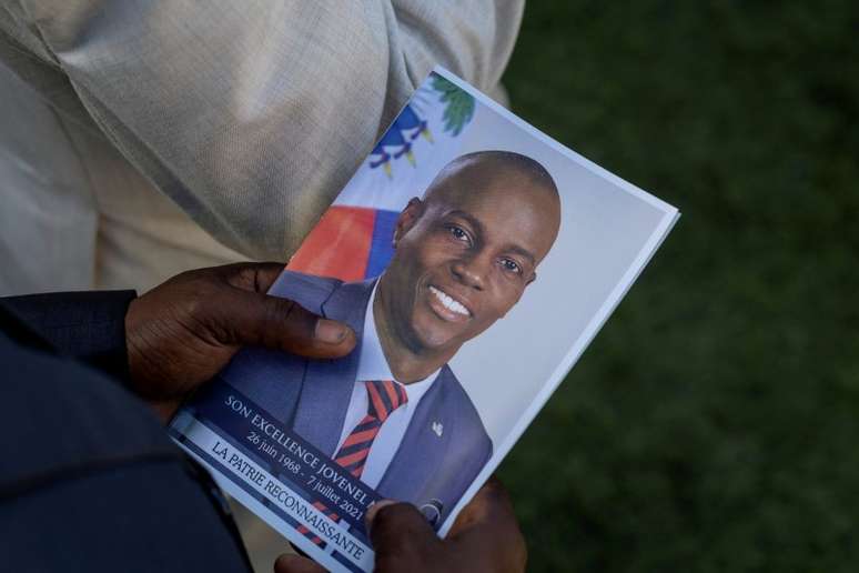 Fotografia do presidente assassinado do Haiti, Jovenel Moise
REUTERS/Ricardo Arduengo