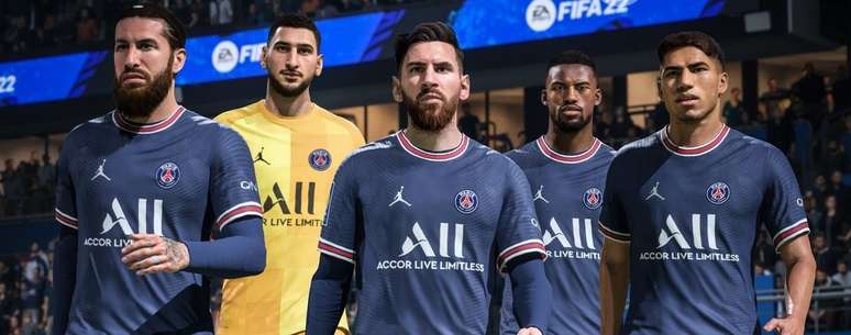 Messi no PSG em FIFA 22