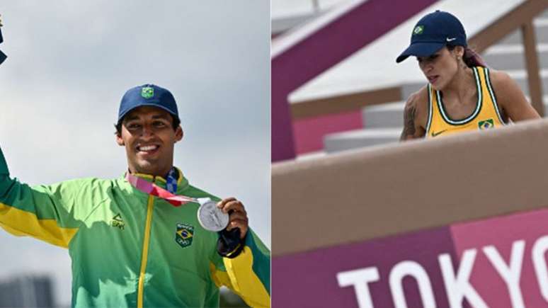 Kelvin Hoefler e Letícia Bufoni acumulam problemas de relação (Jeff PACHOUD / AFP)