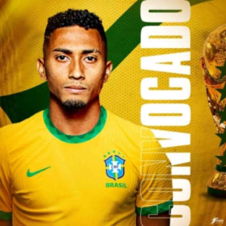 Raphinha ganha primeira oportunidade com a camisa da Seleção Brasileira (Divulgação)