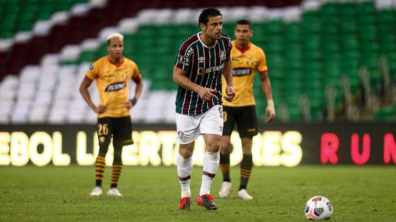 Fred fez de pênalti já nos acréscimos e evitou a derrota do Flu (FOTO: LUCAS MERÇON / FLUMINENSE F.C.)