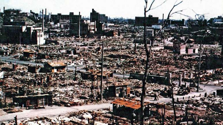 A bomba Little Boy destruiu a cidade de Hiroshima