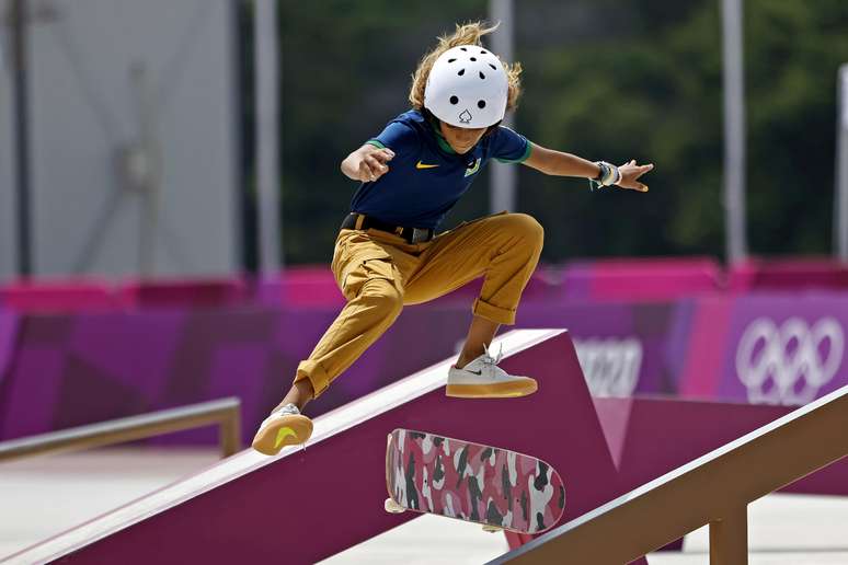 A skatista Rayssa Leal, de 13 anos, inspirou muitas pessoas para praticar o esporte, ap&oacute;s ganhar medalha de prata nos Jogos de T&oacute;quio