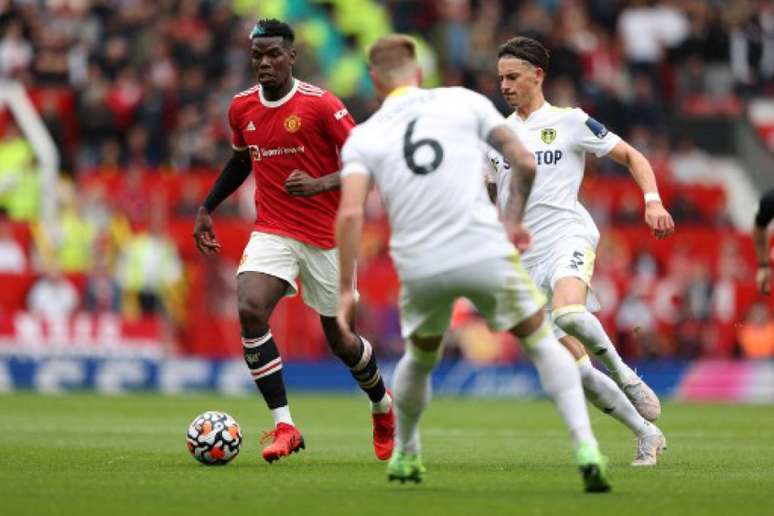 Pogba está na mira do Real Madrid para a próxima temporada (ADRIAN DENNIS / AFP)