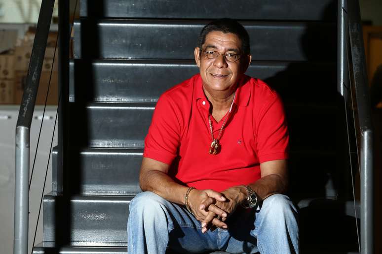  O compositor Zeca Pagodinho em sua gravadora na Barra da Tijuca, zona oeste do Rio