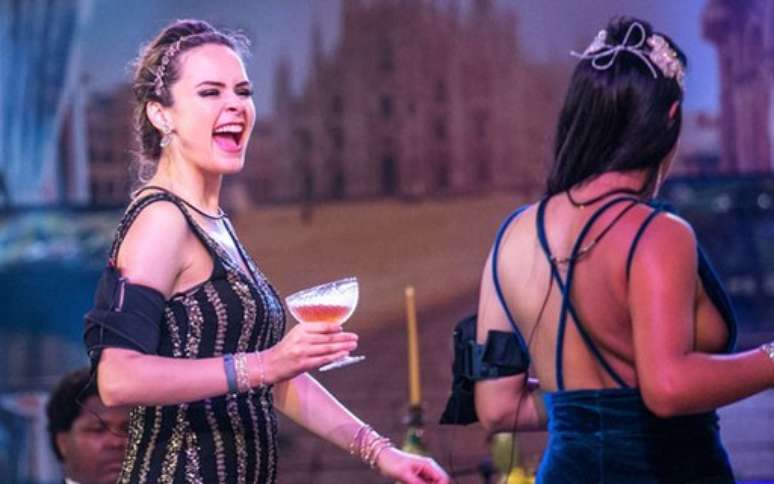 Ap&oacute;s agredir outro participante, a sister foi elimada do jogo. Reprodu&ccedil;&atilde;o: Rede Globo