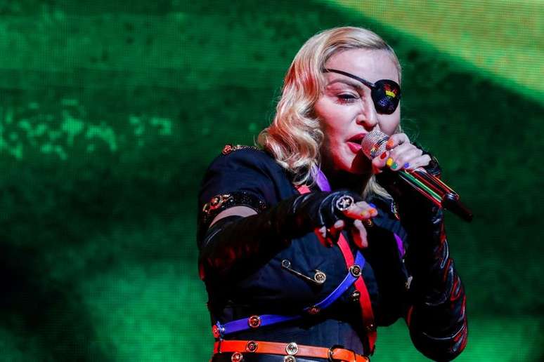 Madonna durante show em Nova York em 2019
30/06/2019
REUTERS/Jeenah Moon