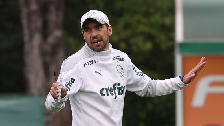 Abel Ferreira comandou último treino antes do duelo (Foto: Cesar Greco/Palmeiras)