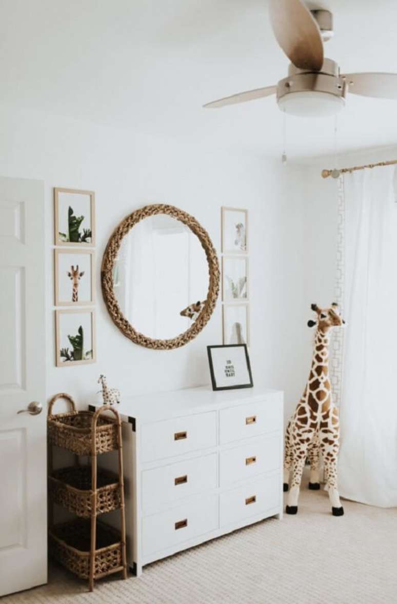 26. Ideias para quarto de beb&ecirc; safari. Fonte: Pinterest