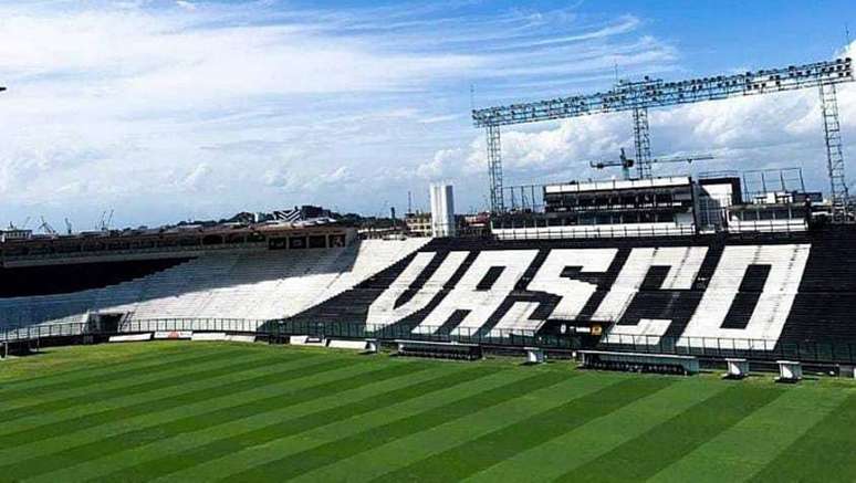 Estádio de São Januário, casa do Vasco, que tenta se recuperar na Série B do Brasileiro