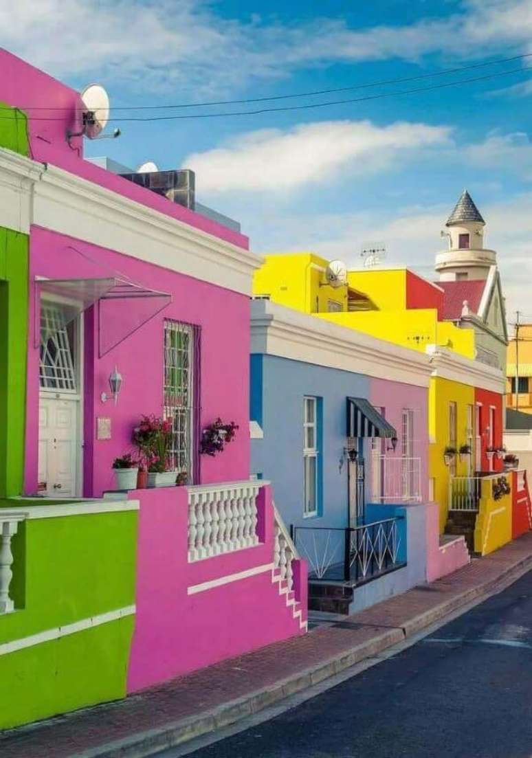 58. Fachadas de casas coloridas e modernas – Foto Pinterest