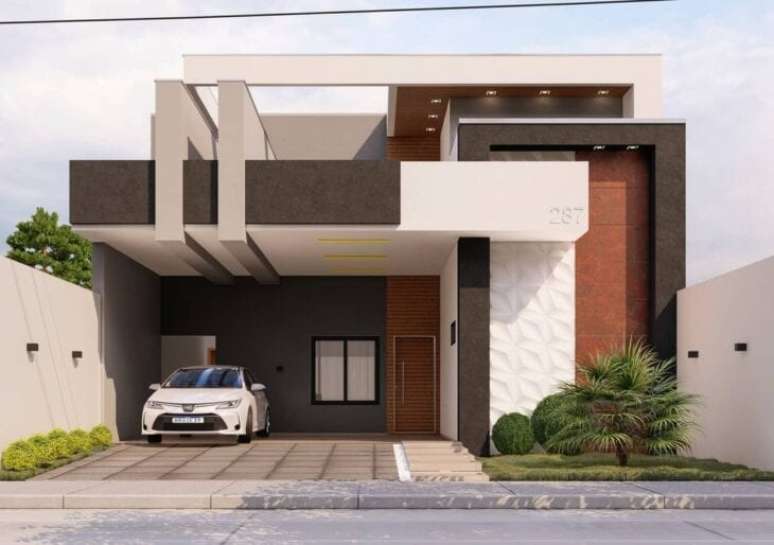 cores para casas pretas  Fachadas de casas modernas, Fachadas de casas,  Modelos de casas modernas