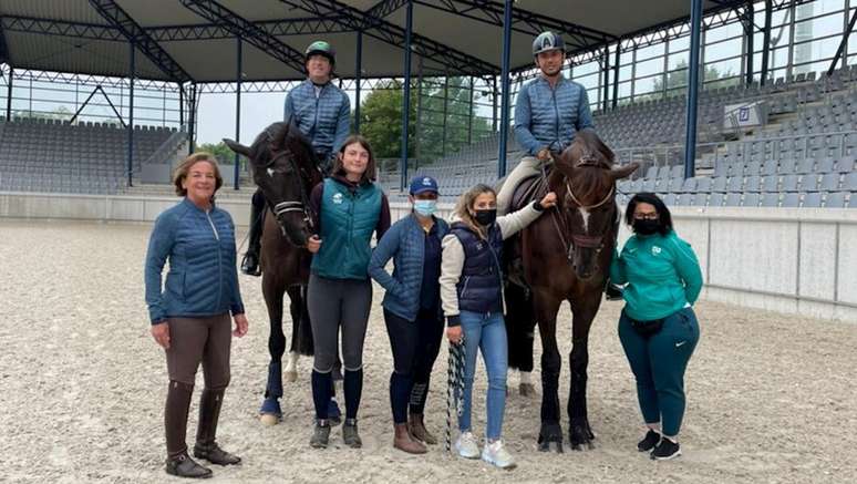 Integrantes do hipismo do Brasil para os Jogos Paralímpicos de Tóquio