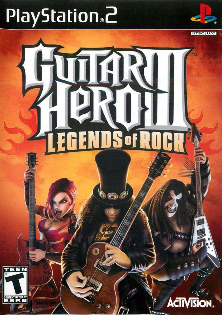 Franquia Guitar Hero é talvez a mais famosa a unir música e games.