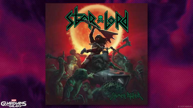 Capa do &aacute;lbum da banda fict&iacute;cia Star-Lord