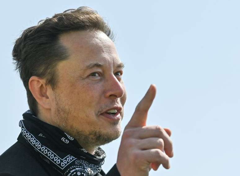 Fundador e presidente da montadora de carros elétricos Tesla, Elon Musk. 13/8/2021. Patrick Pleul/Pool via Reuters