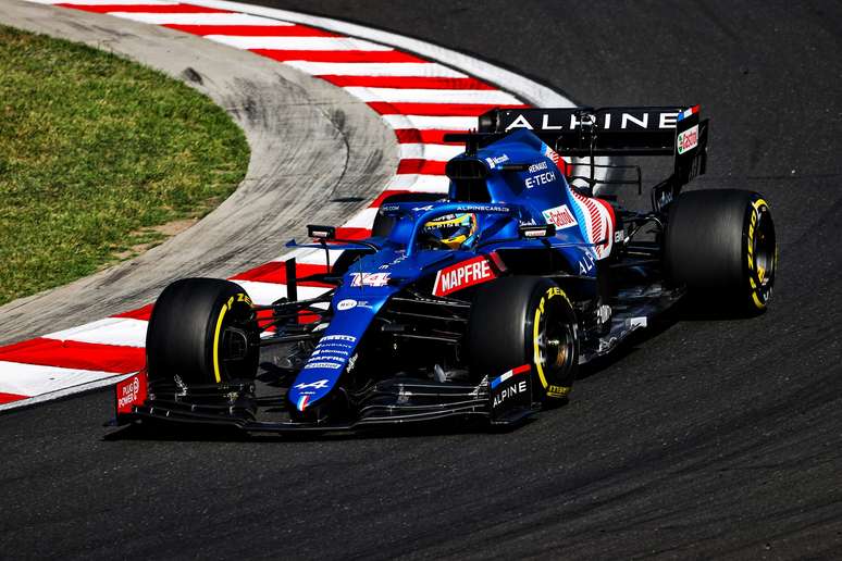 Alonso: carro da Alpine F1 em Le Mans.