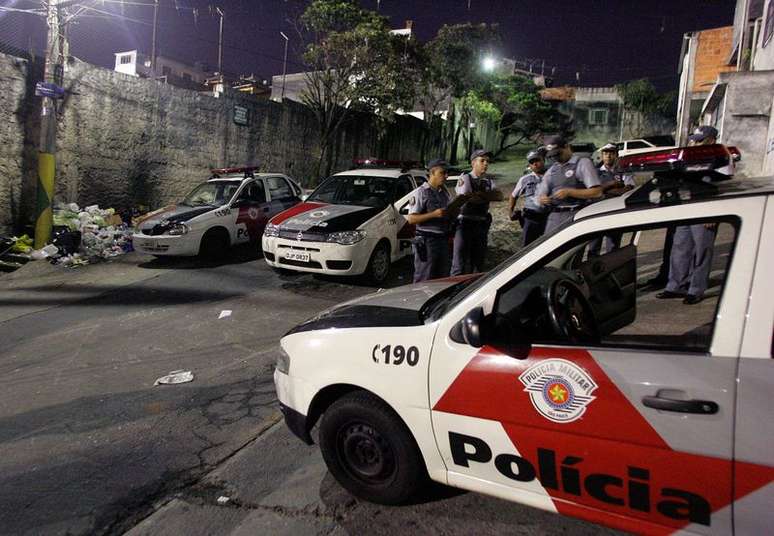 Viaturas da Polícia Militar em Sao Paulo
REUTERS/Caetano Barreira