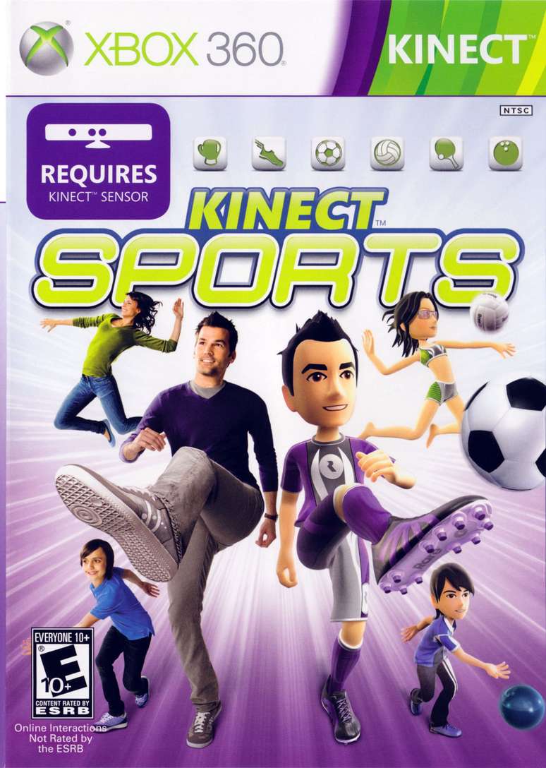 Kinect Sports, que utiliza sensores de movimento, pode ser utilizado de forma terapêutica.