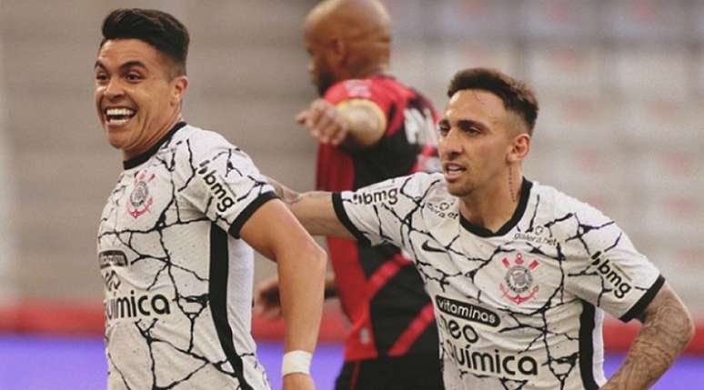 O Corinthians venceu o Athletico Paranaense para chegar a 6ª colocação no Brasileirão 2021 (Foto: Divulgação/Corinthians)