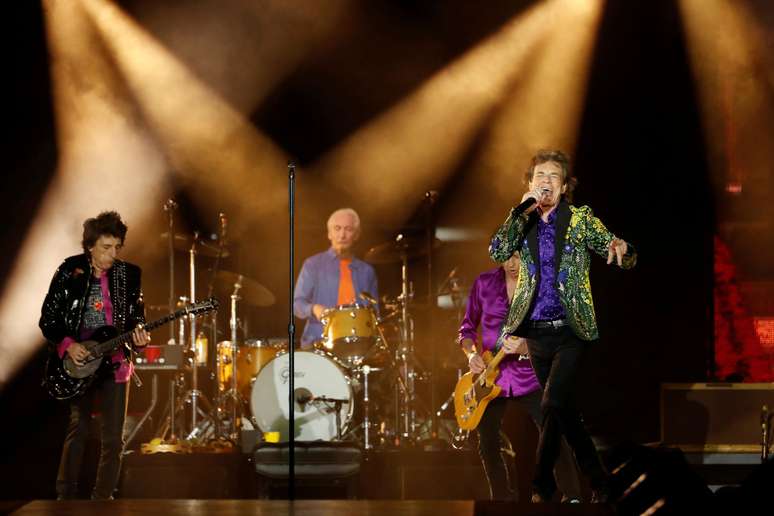 Rolling Stones em show realizado na Califórnia em 2019